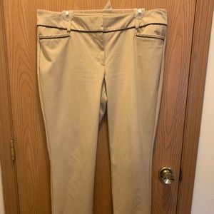 New York & Company Tan Trousers 7th Ave